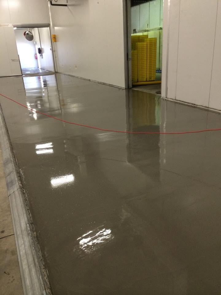 CreteSeal grouting and floor topping project