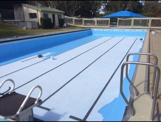 CreteSeal pool interior coating project